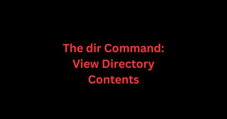 dir-command-in-linux