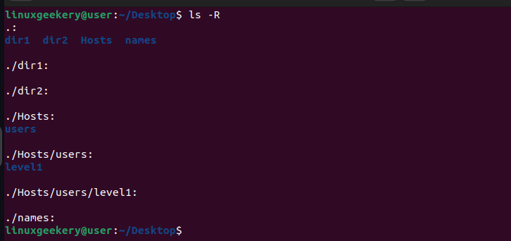 linux-ls-command-hierarchy-of-directory