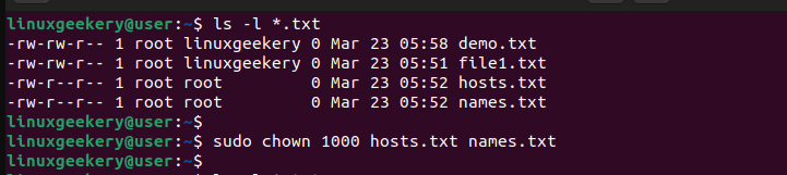 chown-with-multiple-files