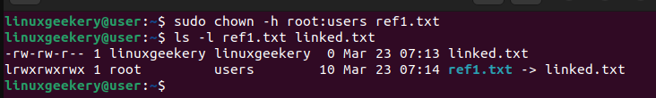 change-ownership-of-symbolic-link