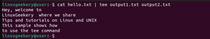 linux-tee-command-with-multiple-files