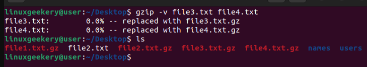 gzip-compress-multiple-files