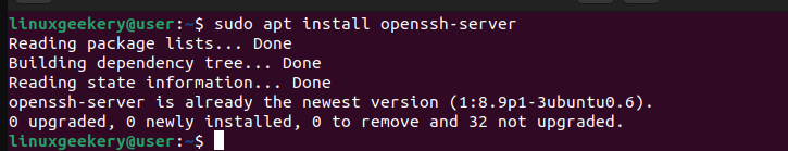 ubuntu-install-openssh