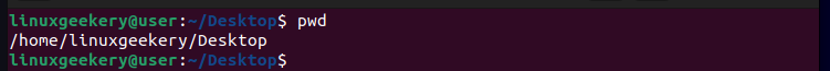 linux-pwd-command
