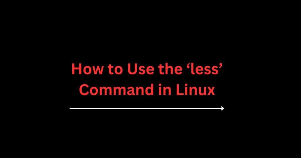 linux-less-command