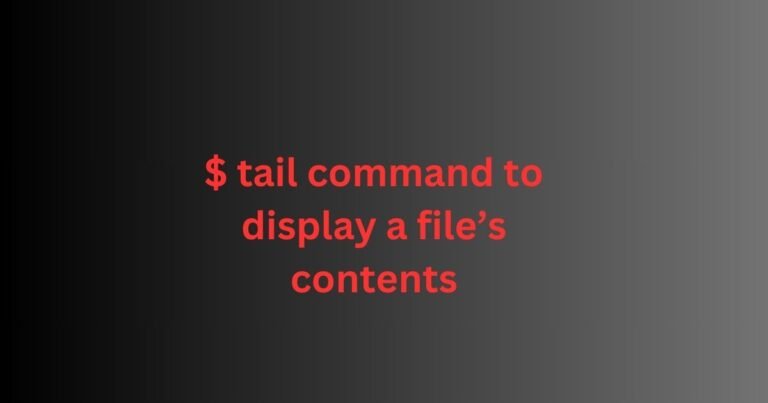 tail-command-in-linux